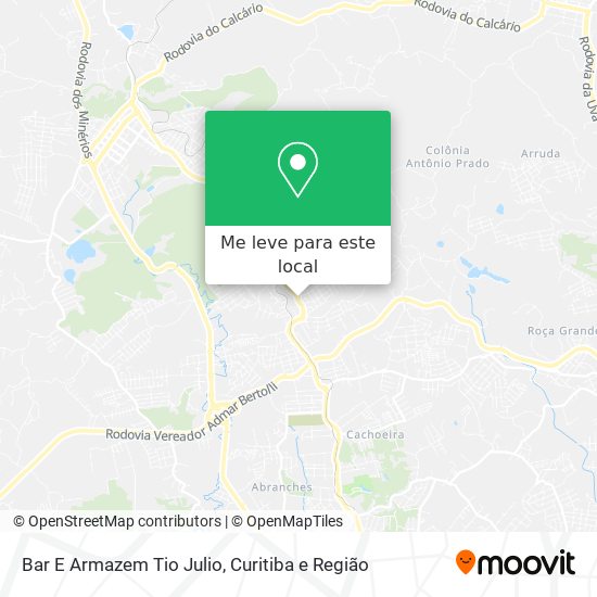 Bar E Armazem Tio Julio mapa