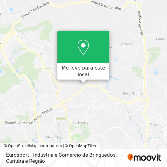 Eurosport - Industria e Comercio de Brinquedos mapa