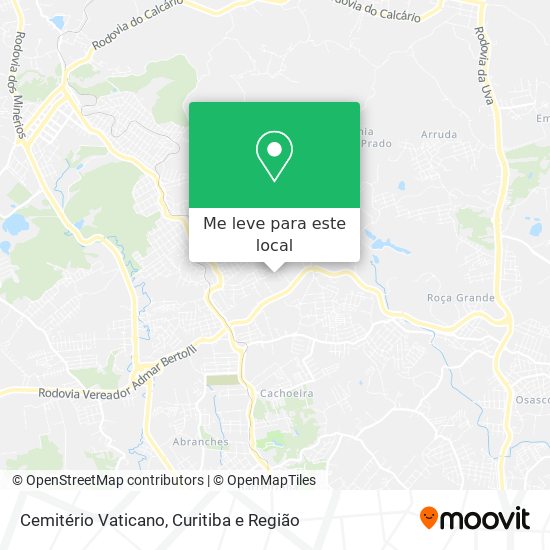 Cemitério Vaticano mapa