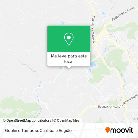 Goulin e Tambosi mapa