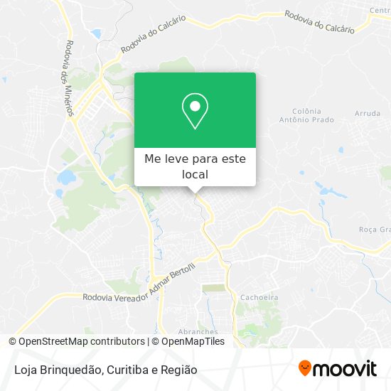 Loja Brinquedão mapa