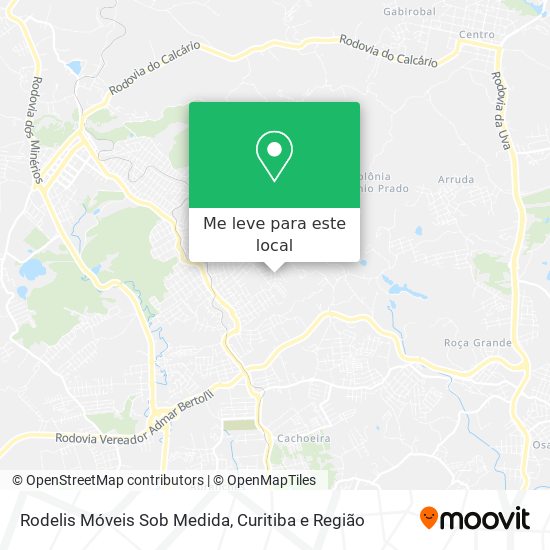 Rodelis Móveis Sob Medida mapa