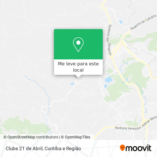 Clube 21 de Abril mapa