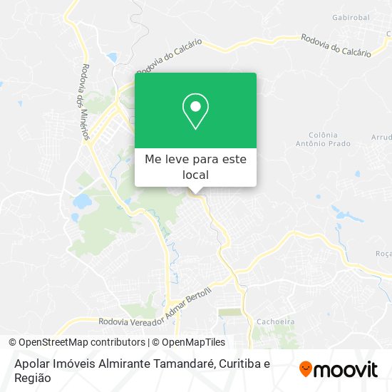 Apolar Imóveis Almirante Tamandaré mapa