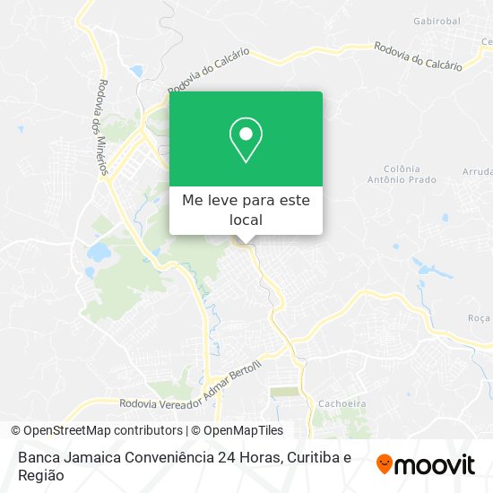 Banca Jamaica Conveniência 24 Horas mapa
