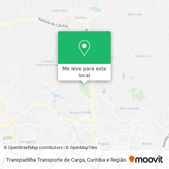 Transpadilha Transporte de Carga mapa