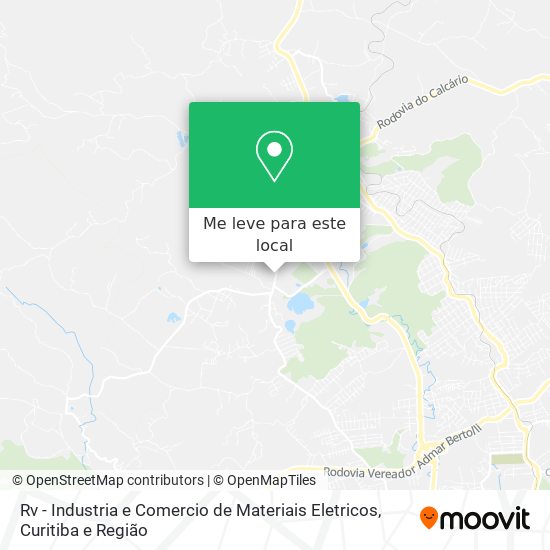 Rv - Industria e Comercio de Materiais Eletricos mapa