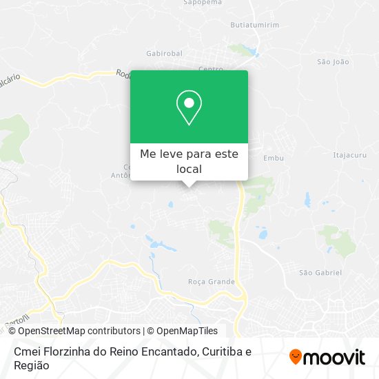 Cmei Florzinha do Reino Encantado mapa