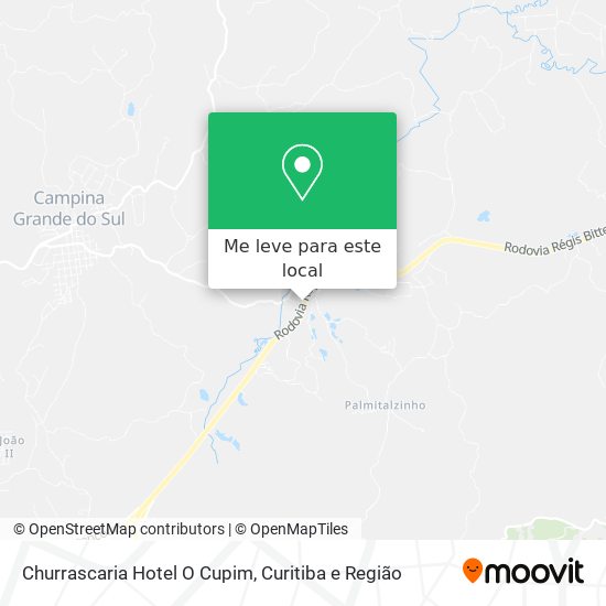 Churrascaria Hotel O Cupim mapa