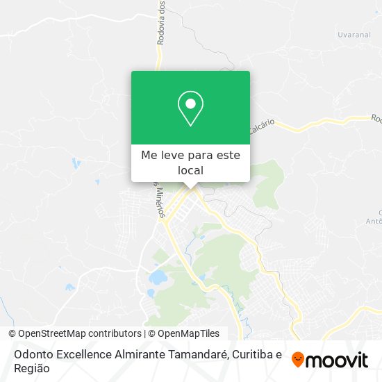 Odonto Excellence Almirante Tamandaré mapa