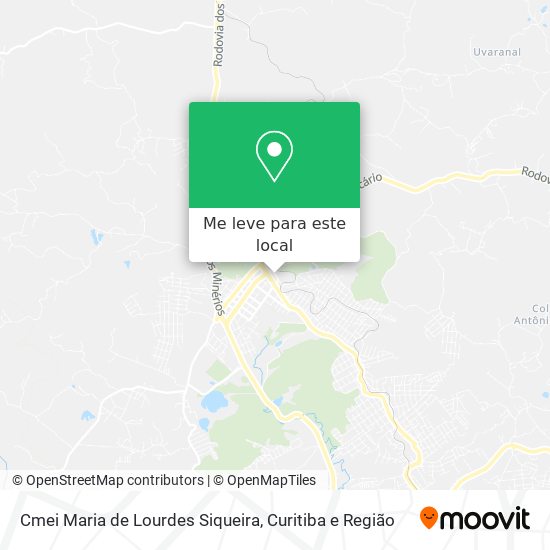 Cmei Maria de Lourdes Siqueira mapa