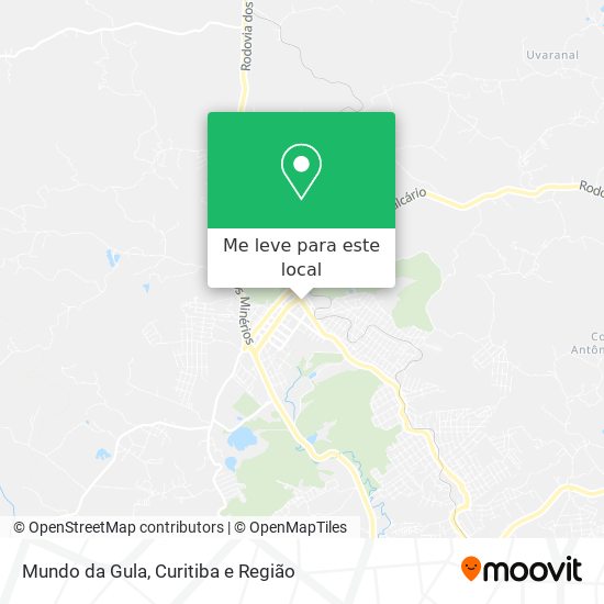 Mundo da Gula mapa