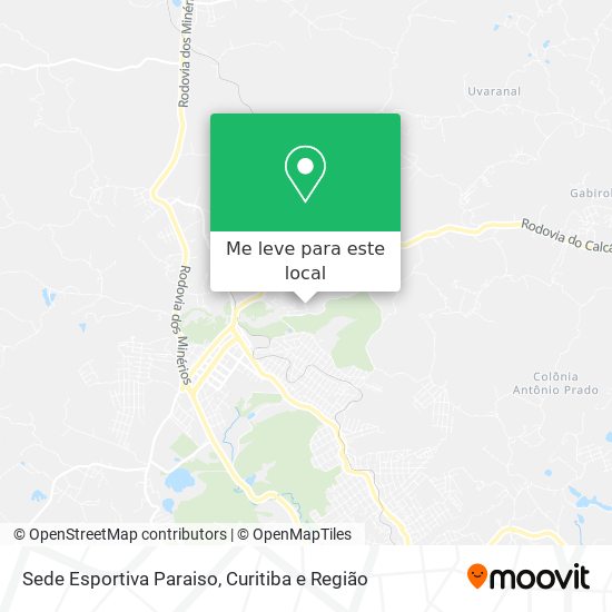 Sede Esportiva Paraiso mapa