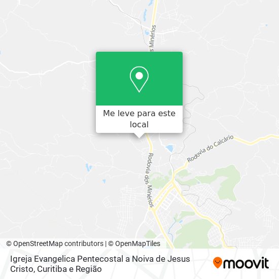 Igreja Evangelica Pentecostal a Noiva de Jesus Cristo mapa