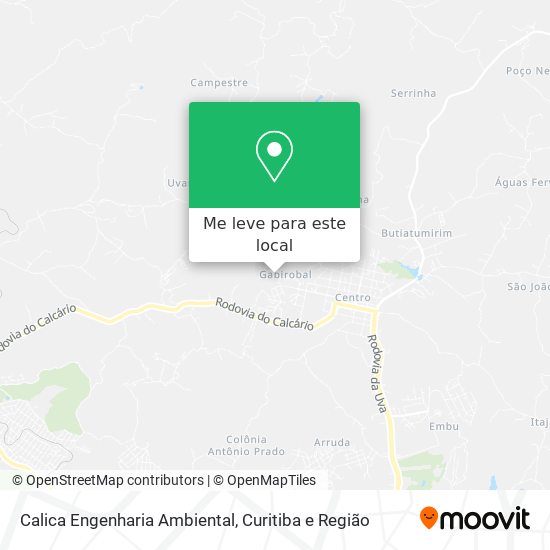 Calica Engenharia Ambiental mapa
