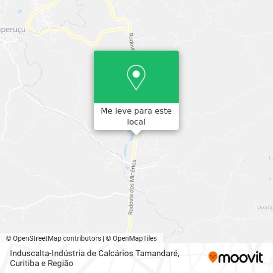Induscalta-Indústria de Calcários Tamandaré mapa