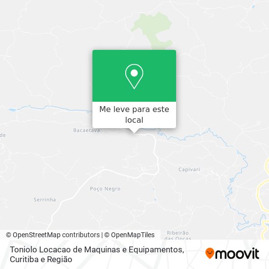 Toniolo Locacao de Maquinas e Equipamentos mapa