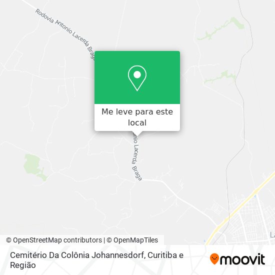 Cemitério Da Colônia Johannesdorf mapa
