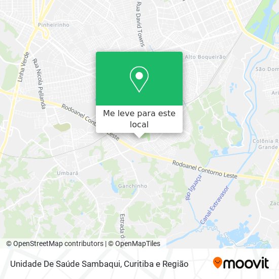 Unidade De Saúde Sambaqui mapa