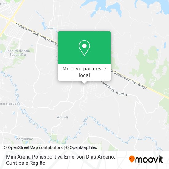 Mini Arena Poliesportiva Emerson Dias Arceno mapa