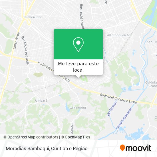 Moradias Sambaqui mapa