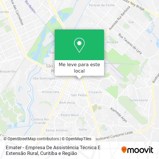 Emater - Empresa De Assistência Técnica E Extensão Rural mapa