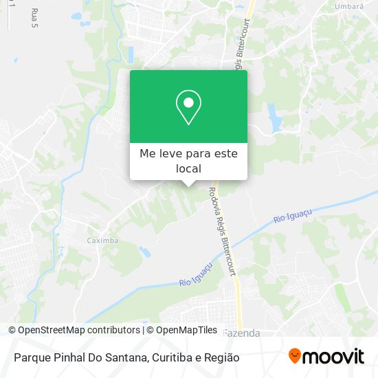 Parque Pinhal Do Santana mapa
