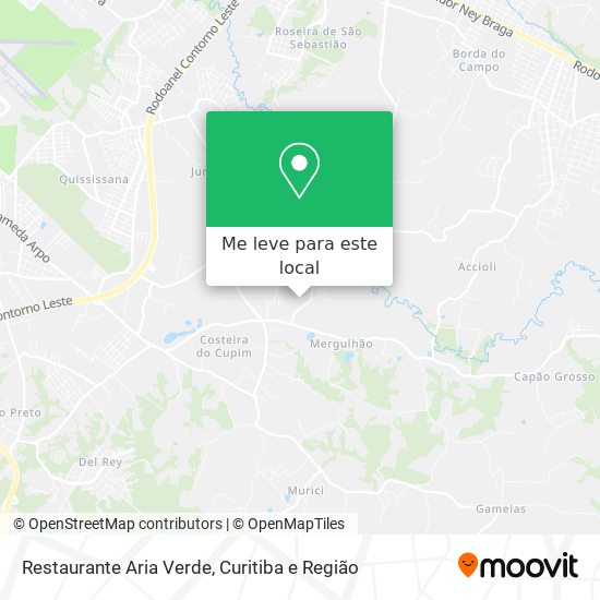 Restaurante Aria Verde mapa