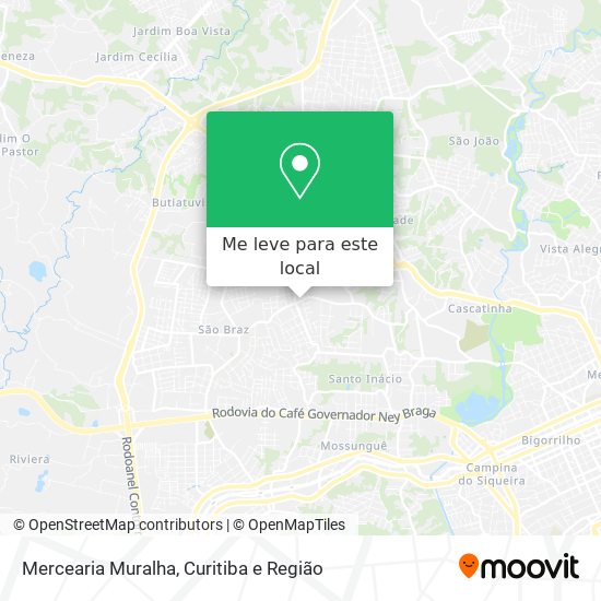 Mercearia Muralha mapa