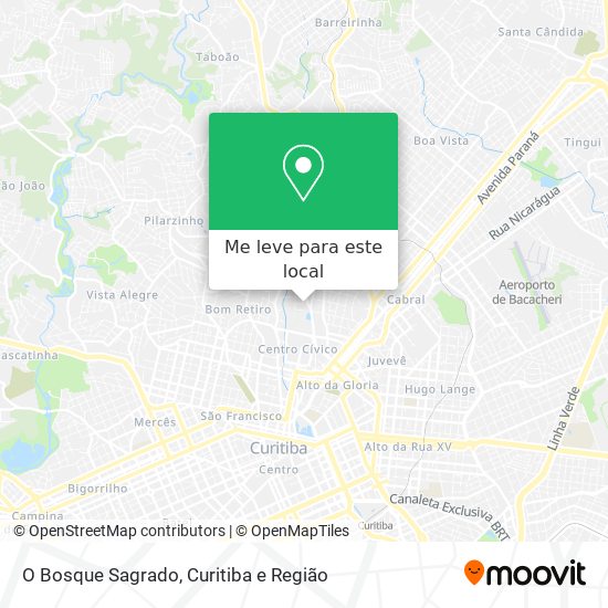 O Bosque Sagrado mapa