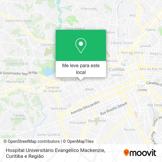 Como chegar até Ambulatório Hospital Evangélico Mackenzie em