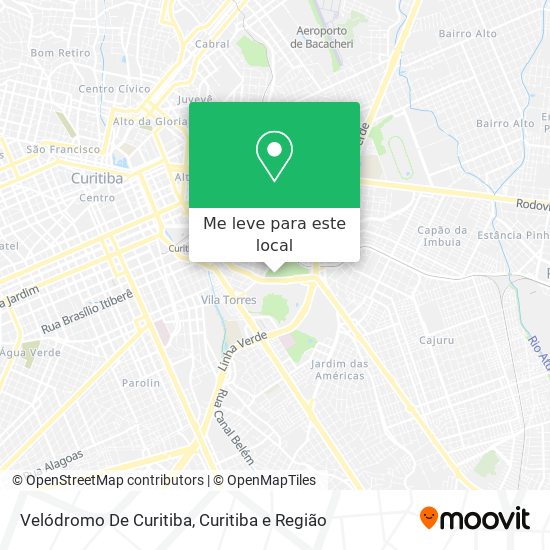 Velódromo De Curitiba mapa