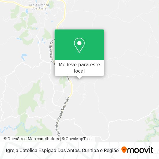 Igreja Católica Espigão Das Antas mapa