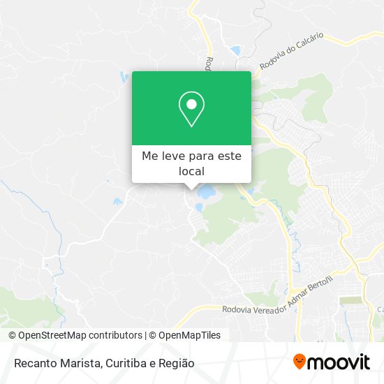Recanto Marista mapa