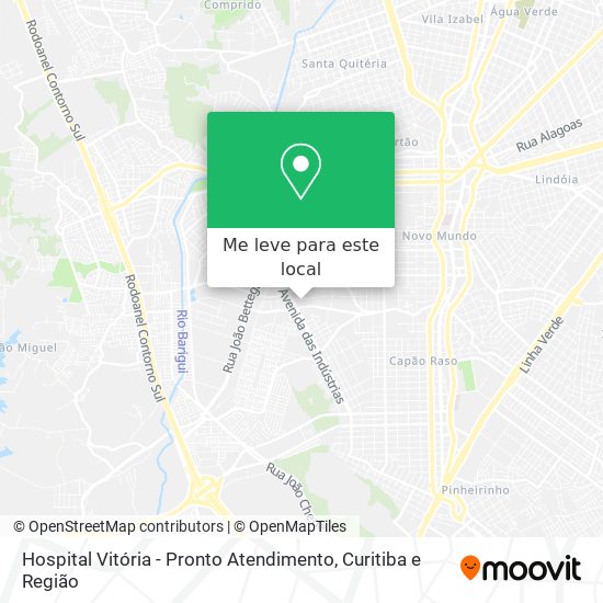 Hospital Vitória - Pronto Atendimento mapa