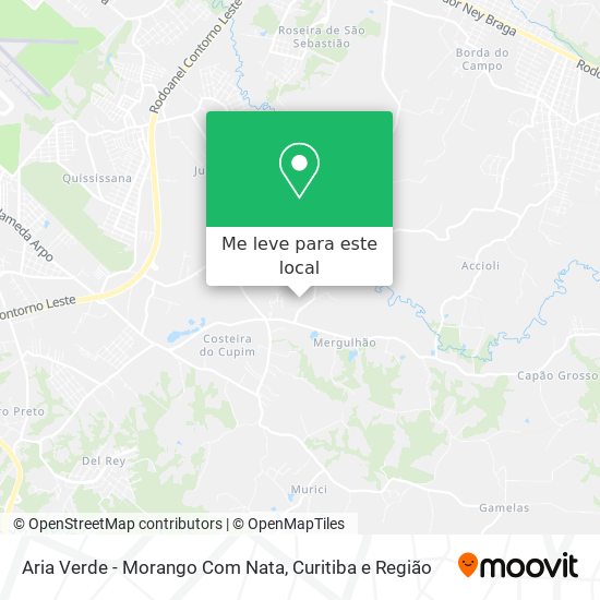 Aria Verde - Morango Com Nata mapa