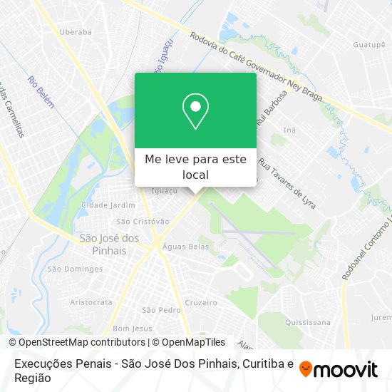 Execuções Penais - São José Dos Pinhais mapa