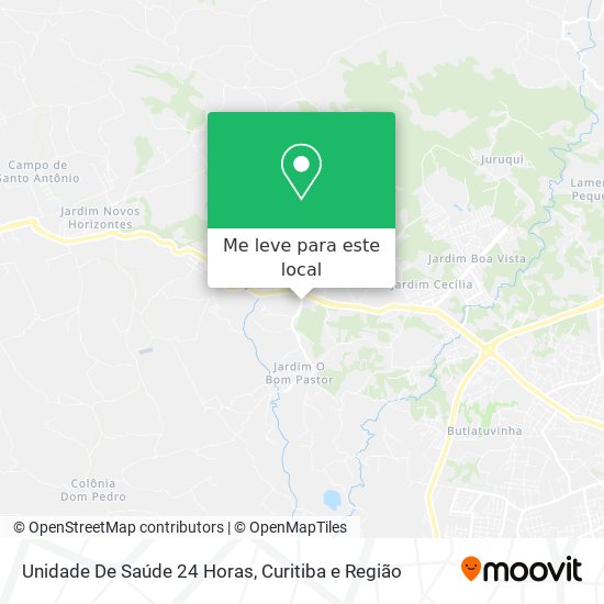 Unidade De Saúde 24 Horas mapa