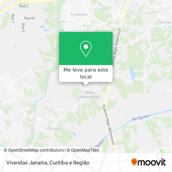 Vivendas Janaína mapa