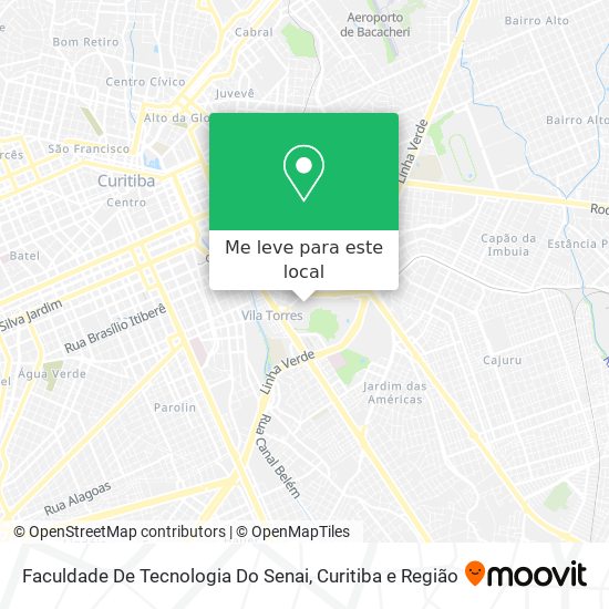 Faculdade De Tecnologia Do Senai mapa