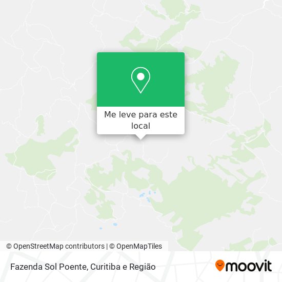 Fazenda Sol Poente mapa