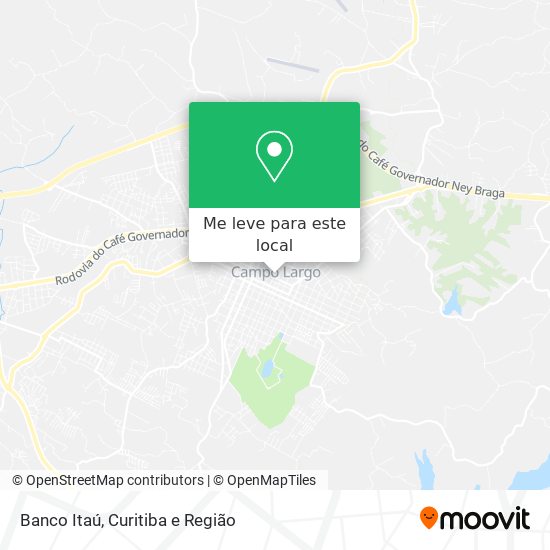 Banco Itaú mapa
