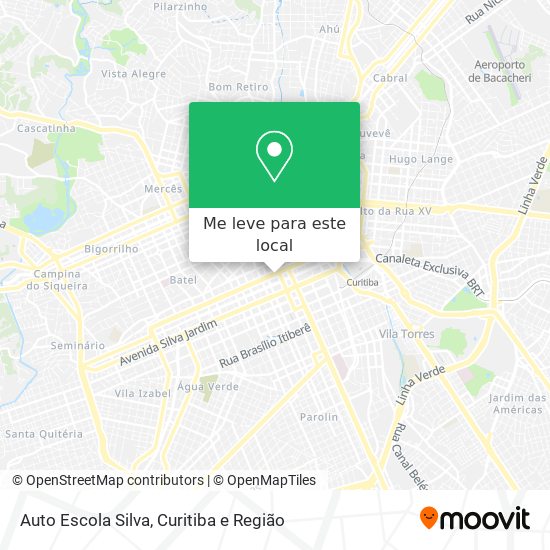 Auto Escola Silva mapa