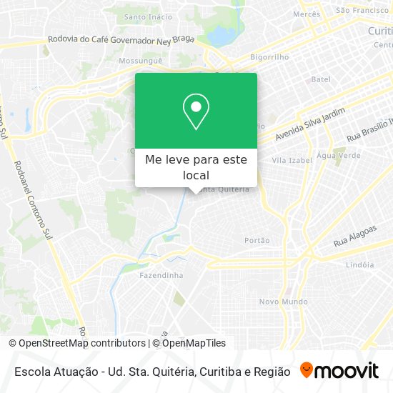 Escola Atuação - Ud. Sta. Quitéria mapa