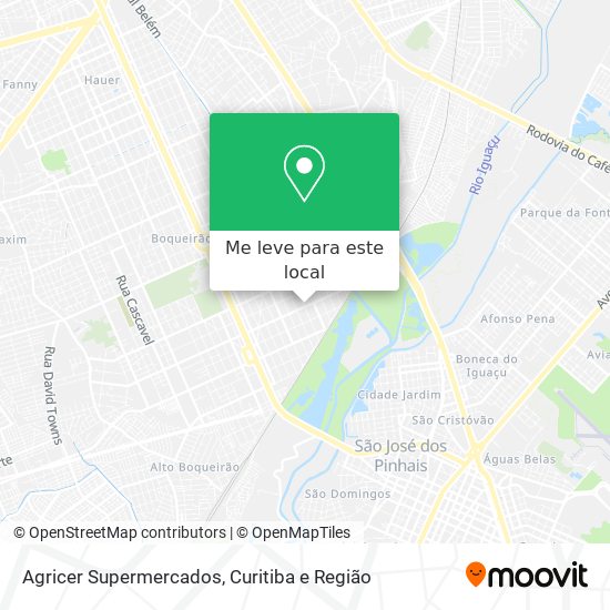 Agricer Supermercados mapa