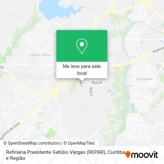 Como chegar até Refinaria Presidente Getúlio Vargas (REPAR) em ...