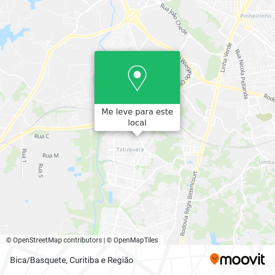 Bica/Basquete mapa