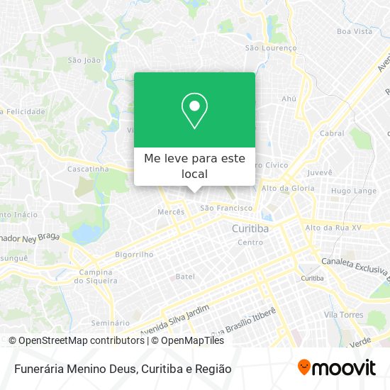 Funerária Menino Deus mapa