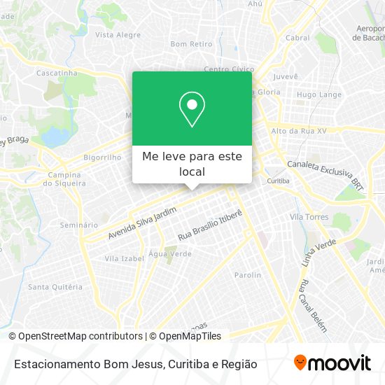 Estacionamento Bom Jesus mapa