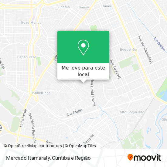 Mercado Itamaraty mapa